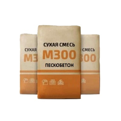 Смесь М300 Пескобетон Стандарт (мешок 50 кг)
