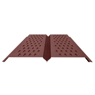Софит металлический с перфорацией 0,5 RAL 8017