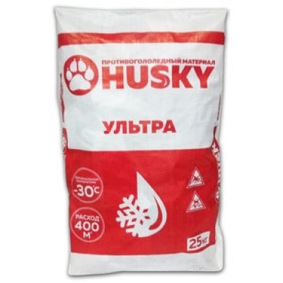 Антигололедный реагент Husky Ultra 25 кг (до -30С)