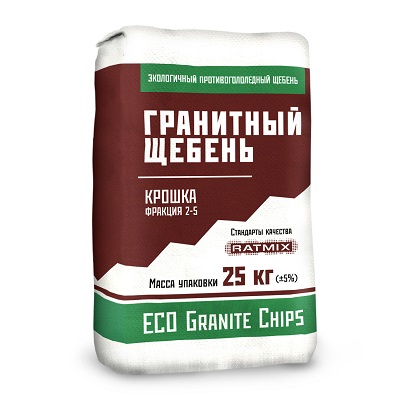 Гранитный щебень Ratmix 2-5 мм, 25кг