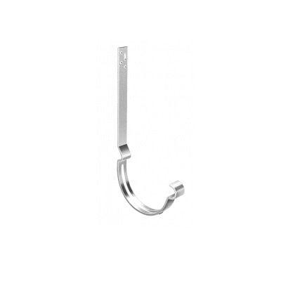 Крюк длинный прямой 4 мм/Ø125 мм RAL 7004 РЕ