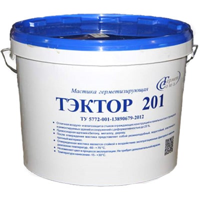 Полиуретановая мастика Тэктор-201 серая