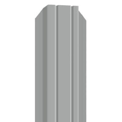 Металлический штакетник 1800х110х0,5 мм, RAL 7004 двусторонний
