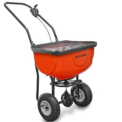 Тележка дозатор BOXSAND с чехлом для песка и реагентов
