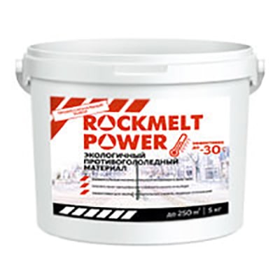 Противогололедный реагент Rockmelt Power, 5 кг