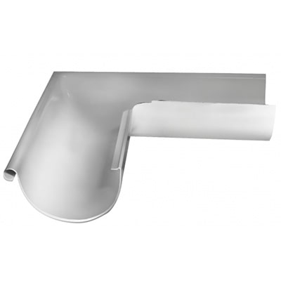 Угол желоба внешний 90°/Ø125 мм RAL 7004 РЕ