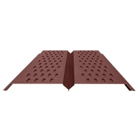Софит металлический с перфорацией 0,5 RAL 8017